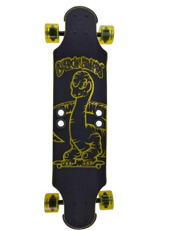 Brontosaurus 32" Ginger Ale Longboard Beercan Boards