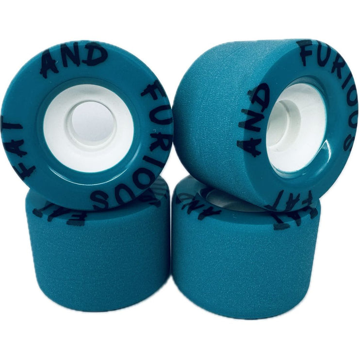 Fat And Furious - 70mm, Teal