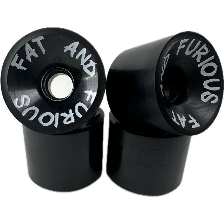 Fat And Furious - 70mm, Black